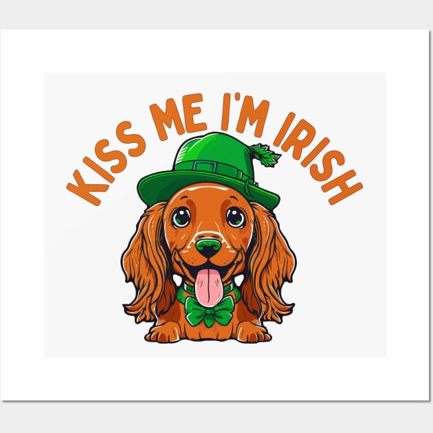 Kiss Me I'm Irish Wall Art by feck!